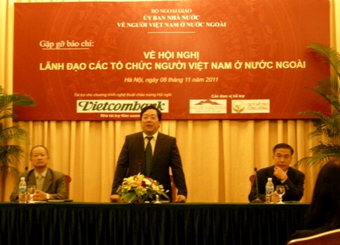 Từ 11 đến 13 11 2011 sẽ diễn ra Hội nghị lãnh đạo các tổ chức người Việt Nam ở nước ngoài
